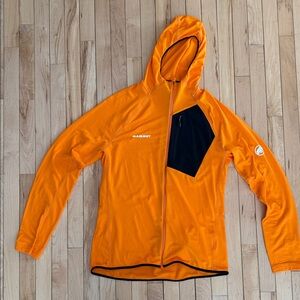 Mammut Vibrant Orange Jacket with Black Details